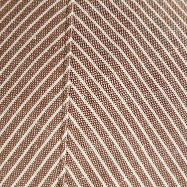 Dunn Chino Stripe Cotton & Linen Roma Cap