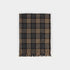 Earthy Tones Large Check Silk & Cashmere Scarf
