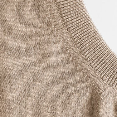 Ecru Cashmere Waistcoat
