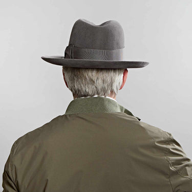 Elephant Grey Poet Fedora