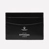 Ettinger Black Capra Flat Credit Card Case