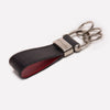 Ettinger Black & Red Sterling Stirrup Keyring