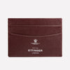 Ettinger Bordeaux Capra Flat Credit Card Case