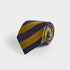 Gold & Navy Block Stripe Silk Tie