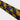 Gold & Navy Block Stripe Silk Tie