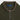 Green Cashmere Baseball Cardigan with Brown Trim