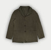 Green Reversible Linen Varzi Jacket