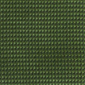 Green Small Houndstooth Wool & Silk Blend Tie