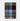 Grey, Brown & Chocolate Check Pure Cashmere Scarf