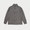 Grey & Brown Overcheck Wool & Cashmere Chanti Jacket