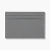 Grey Calf Leather Double Sided Card Holder