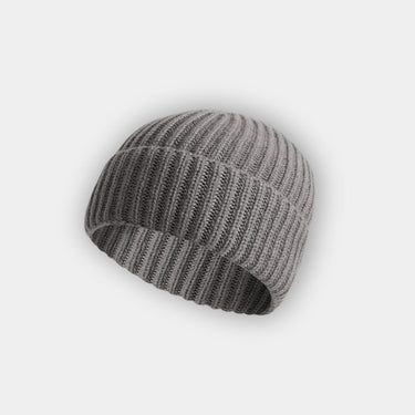Grey Cashmere Beanie
