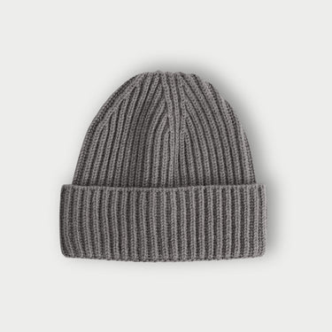 Grey Cashmere Beanie