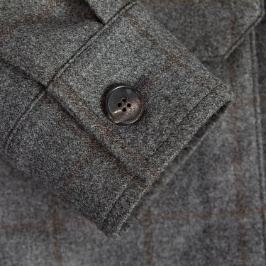 Grey Check Wool & Cashmere Chanti Jacket