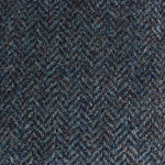 Grey Herringbone Wool Made In England Flat Cap