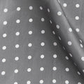 Grey & White Medium Spot Silk Pocket Square