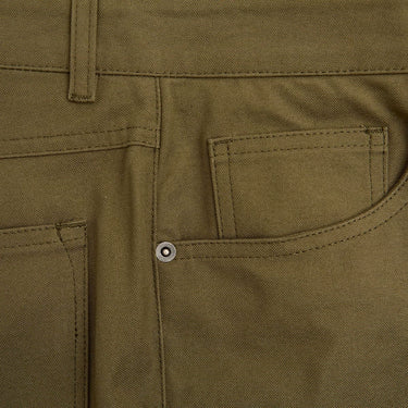Khaki 5 Pocket Cotton Jeans