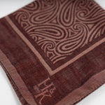 Large Paisley Wool & Silk Handkerchief