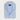 Light Blue Herringbone Cotton Pyjamas with Navy Piping