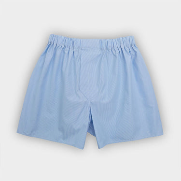 Light Blue Pinstripe Cotton Boxer Shorts