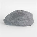 Light Grey Loden Wool Made In England Gatsby Cap