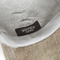 Light Olive Herringbone Linen Baseball Cap