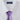 Lilac & White Spot Herringbone Silk Tie