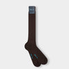 Long Brown Cotton Socks