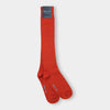 Long Burnt Orange Heavy Wool Sport Socks