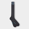 Long Dark Grey Cotton Socks