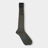 Long Mid Grey Wool Socks