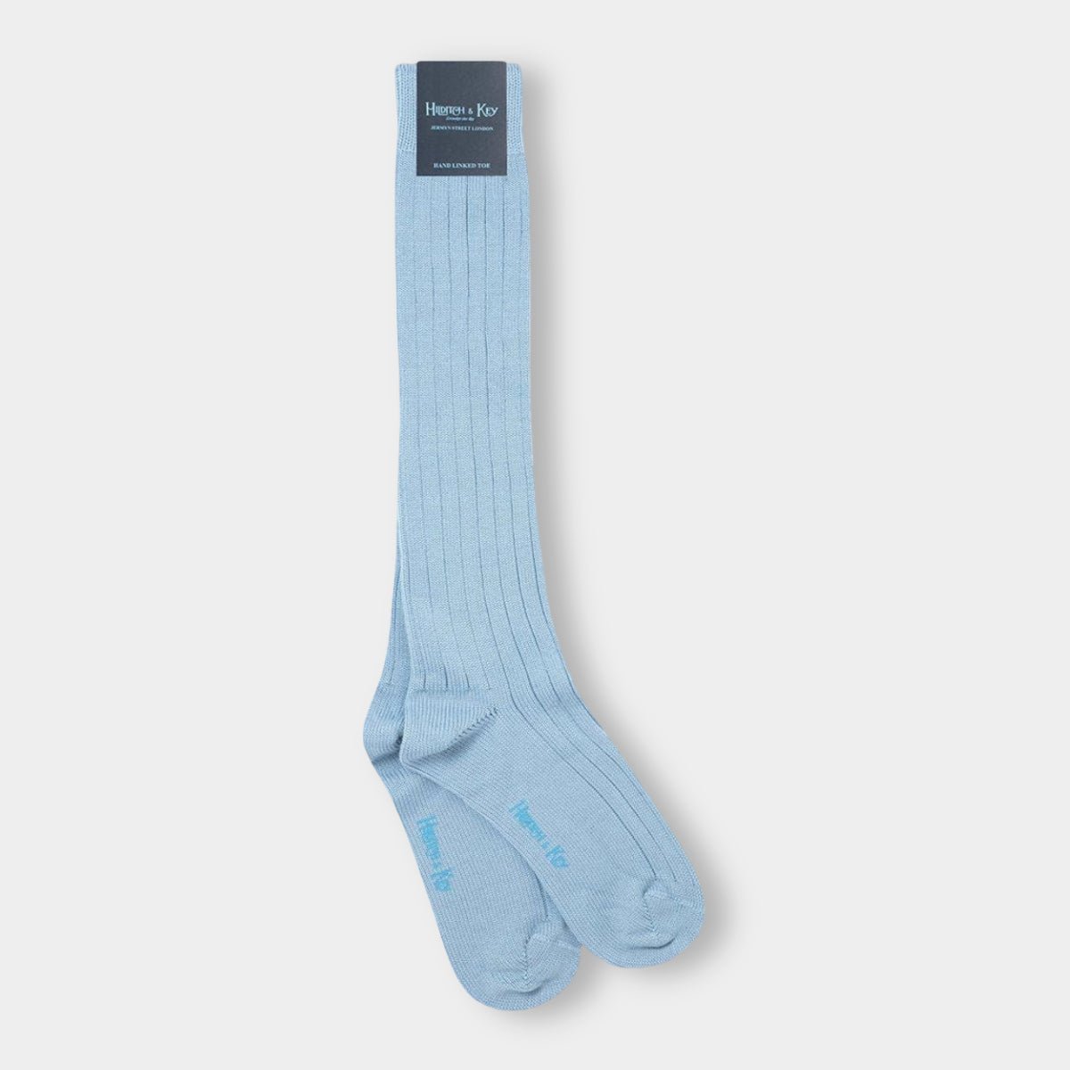 Long Pale Heavy Wool Sport Socks