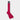 Long Plain Cerise Cotton Socks