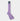 Long Plain Lilac Cotton Socks