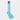 Long Plain Turquoise Cotton Socks