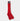 Long Red Heavy Wool Sport Socks