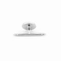 Longmire Sterling Silver Double Circle Blue Enamel Dress Studs