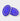 Longmire Sterling Silver Double Oval Royal Blue Enamel Cufflinks