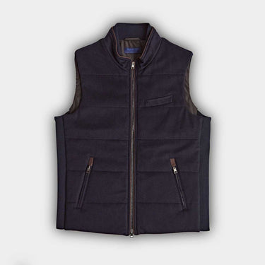 Loro Piana Navy Cashmere Gilet
