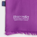 Magenta & White Spot Silk Tubular Scarf