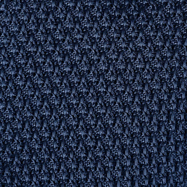 Mid Blue Grenadine Silk Tie