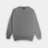 Mid Grey Crew Neck Cashmere Sweater