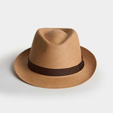 Mocha Soho Trilby Panama