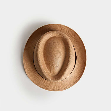 Mocha Soho Trilby Panama