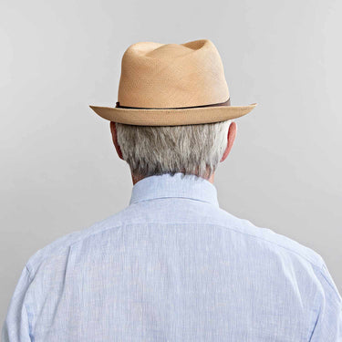 Mocha Soho Trilby Panama