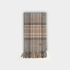 Natural MacKellar Tartan Wide Width Cashmere Scarf