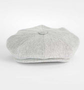 Natural Textured Linen Gatsby Cap