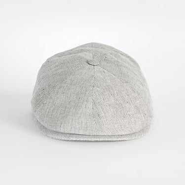 Natural Textured Linen Toni Cap