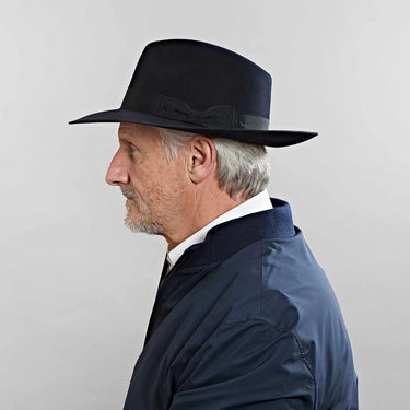 Navy Blue Berkeley Fedora