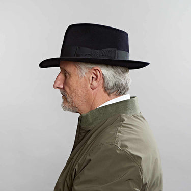 Navy Blue Grosvenor Fedora